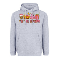 Heather Grey tis the season Heavyweight Hoodie - MaliasSmallBusiness