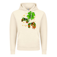 Vintage Artic St. Patrick's Day with game control and clover Vintage Hoodie - Neo Western
