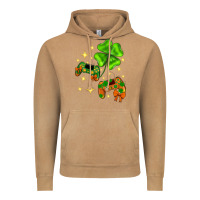 Vintage Camel St. Patrick's Day with game control and clover Vintage Hoodie - Neo Western