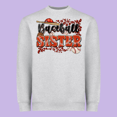 Baseball Sister Heavyweight Sweatshirt Designed By Jahusdesignshop