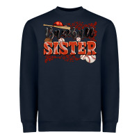 Navy baseball sister Heavyweight Sweatshirt - JahusDesignShop