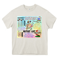 Cream artist life Heavy Core Tee - MaliasSmallBusiness