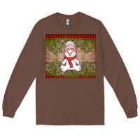 Chestnut Christmas snowman Long Sleeve Tee - AdoDesignShop