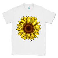 White sunflower Classic Tee - Artiststas