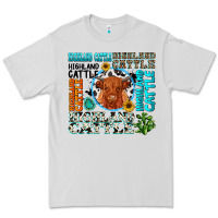 Dove Grey highland cattle Premium Tee - texasbilliewilder