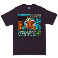 Plum highland cattle Premium Tee - texasbilliewilder
