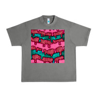 Tornado valentines day leopard and turquoise gemstone seamless pattern Urban Heavy Tee - BundleAndBundleShop