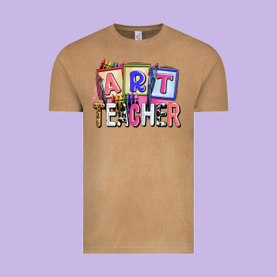Art Teacher Vintage Tee Designed By Adodesignshop