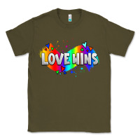 Army Green love wins pride lgbtq Classic Tee - AdoDesignShop