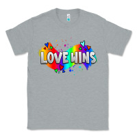 Heather Grey love wins pride lgbtq Classic Tee - AdoDesignShop
