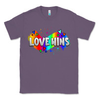 Lavender love wins pride lgbtq Classic Tee - AdoDesignShop
