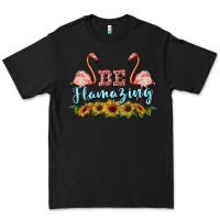 Black be flamezing flamingo Premium Tee - BarkalooDesign