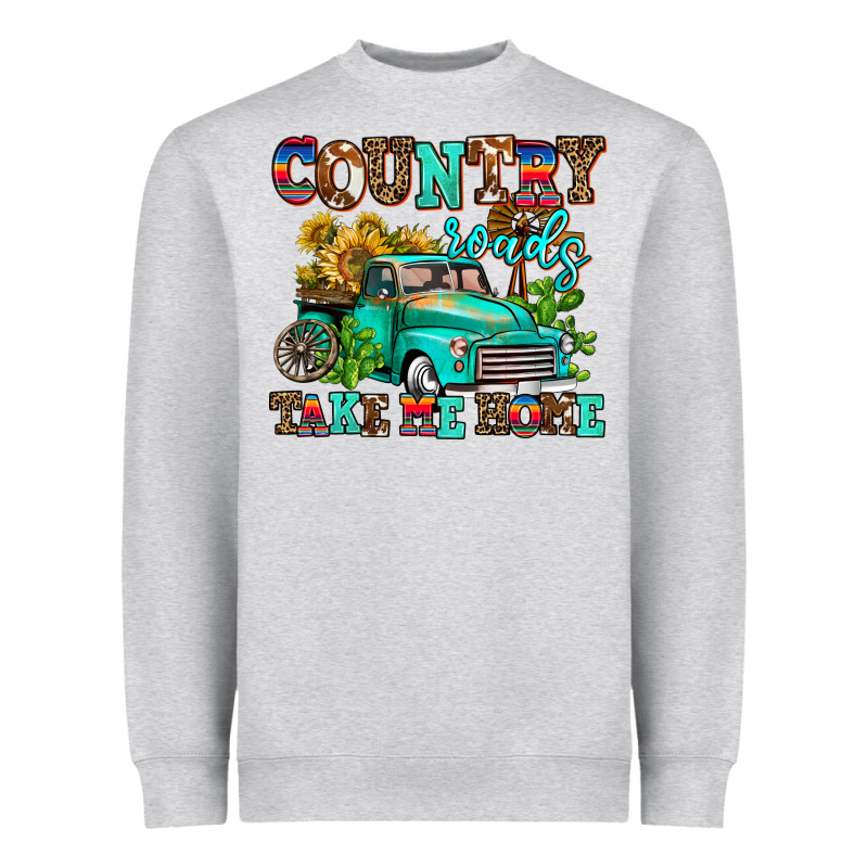Country Roads Take Me Home Heavyweight Sweatshirt by AdoDesignShop | Teevron