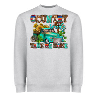Heather Grey country roads take me home Heavyweight Sweatshirt - AdoDesignShop