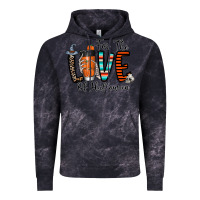 Cloud Black for the love of halloween Vintage Hoodie - CowhideDigitalArt