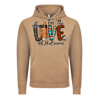 Vintage Coffee for the love of halloween Vintage Hoodie - CowhideDigitalArt