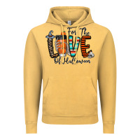 Vintage Mustard for the love of halloween Vintage Hoodie - CowhideDigitalArt