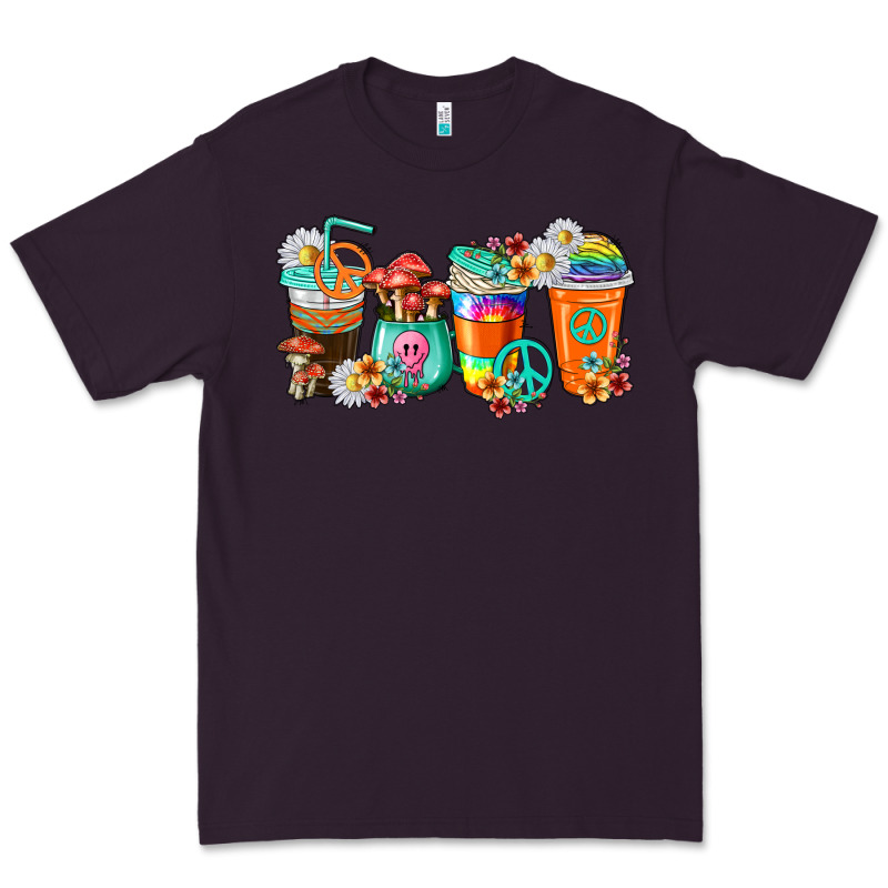 Hippie Coffee Cups Premium Tee by texasbilliewilder | Teevron