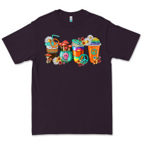 Plum hippie coffee cups Premium Tee - texasbilliewilder