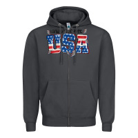Smoke land of the free usa Zipper Hoodie - MaliasSmallBusiness