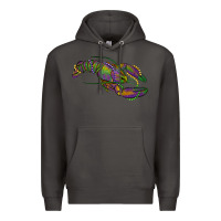 Smoke mardi gras lobster Premium Hoodie - RanaPortraitStore