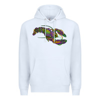 White mardi gras lobster Premium Hoodie - RanaPortraitStore
