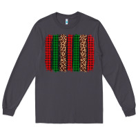 Smoke christmas glitter leopard brushstroke Long Sleeve Tee - AdoDesignShop