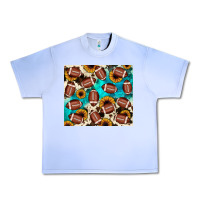 Grape Ice football turquoise sunflower Urban Heavy Tee - JahusDesignShop