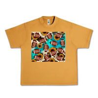 Peanut Butter football turquoise sunflower Urban Heavy Tee - JahusDesignShop