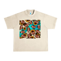 Sandshell football turquoise sunflower Urban Heavy Tee - JahusDesignShop