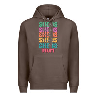 Coffee she is mom Premium Hoodie - JahusDesignShop