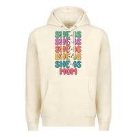 Sandshell she is mom Premium Hoodie - JahusDesignShop