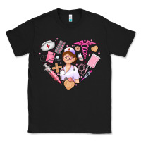 Black nurse and nurse element heart Classic Tee - AdoDesignShop