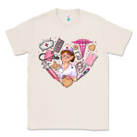 Natural nurse and nurse element heart Classic Tee - AdoDesignShop
