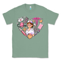 Sage nurse and nurse element heart Classic Tee - AdoDesignShop