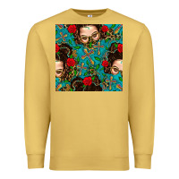 Antique Gold Messy Bun Mom And Cross With Leopard Patterns Premium Sweatshirt - BundleAndBundleShop