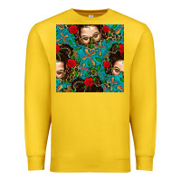 Lemon Messy Bun Mom And Cross With Leopard Patterns Premium Sweatshirt - BundleAndBundleShop