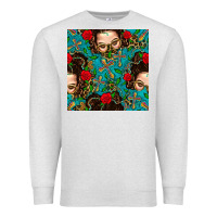 Oatmeal Heather Messy Bun Mom And Cross With Leopard Patterns Premium Sweatshirt - BundleAndBundleShop