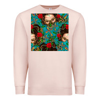 Pale Pink Messy Bun Mom And Cross With Leopard Patterns Premium Sweatshirt - BundleAndBundleShop