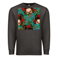 Smoke Messy Bun Mom And Cross With Leopard Patterns Premium Sweatshirt - BundleAndBundleShop