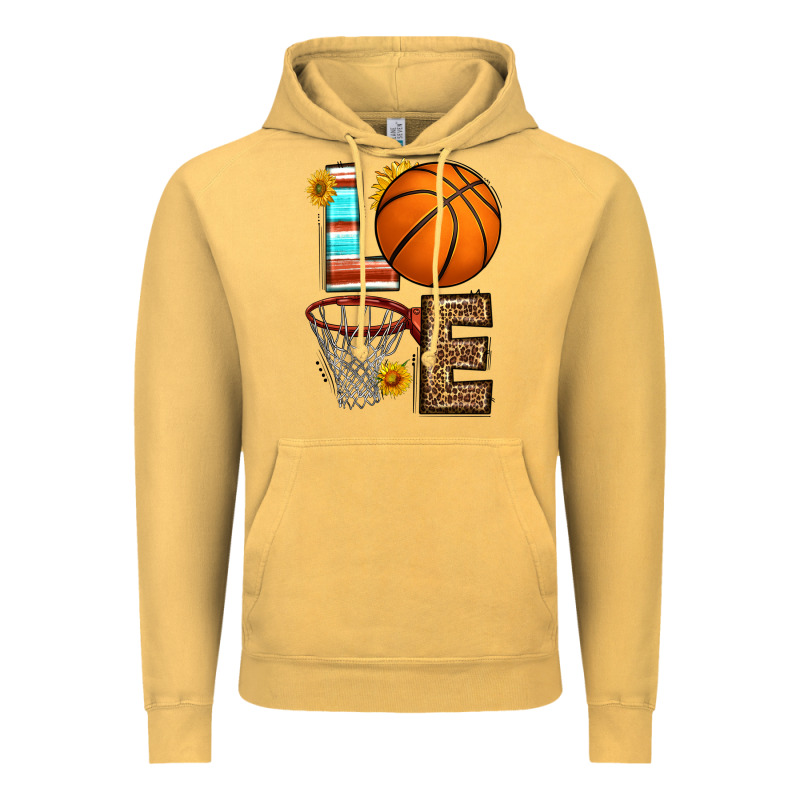 Western Basketball Love Vintage Hoodie by HRA Design Shop | Teevron
