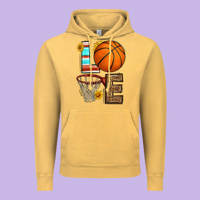 Western Basketball Love Vintage Hoodie Designed By Hra Design Shop