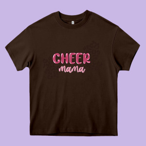 Cheer Mama Heavy Core Tee Designed By Maliassmallbusiness