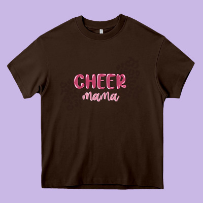 Cheer Mama Heavy Core Tee Designed By Maliassmallbusiness