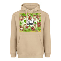 Mushroom tis the season christmas tree cake Heavyweight Hoodie - MaliasSmallBusiness