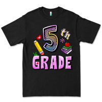 Black Fifth Grade Premium Tee - RanaPortraitStore