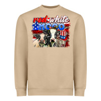 Mushroom red white moo Heavyweight Sweatshirt - AdoDesignShop