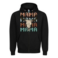 Black mama Zipper Hoodie - MaliasSmallBusiness