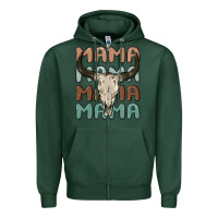 Sports Green mama Zipper Hoodie - MaliasSmallBusiness