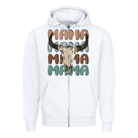 White mama Zipper Hoodie - MaliasSmallBusiness